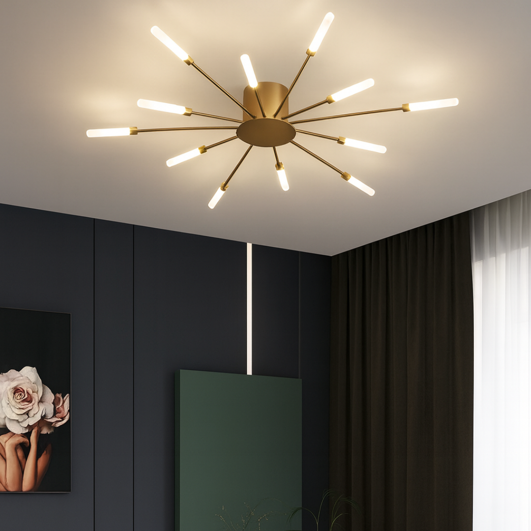 Nowoczesne lampy sufitowe z efektem fajerwerków | LED