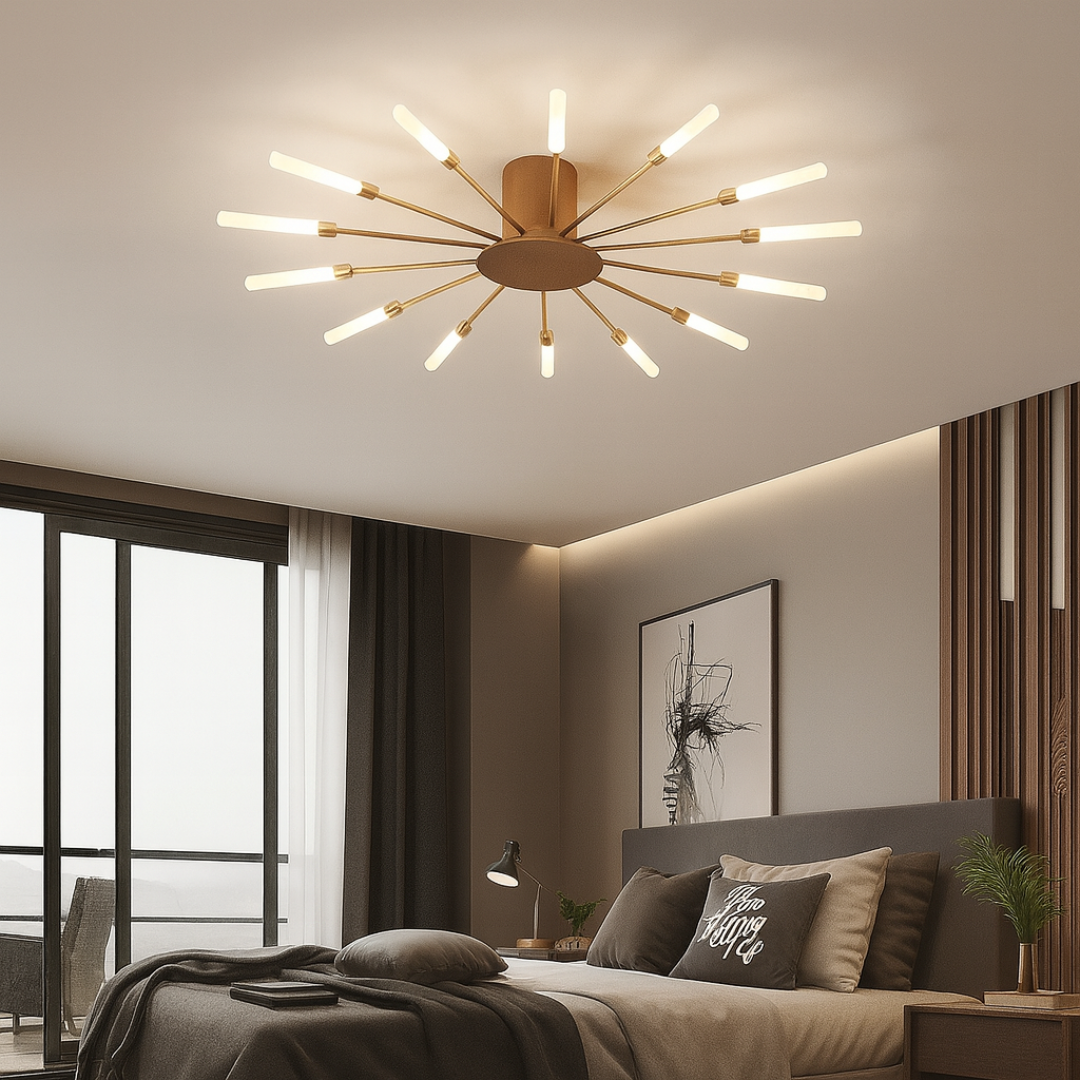 Nowoczesne lampy sufitowe z efektem fajerwerków | LED