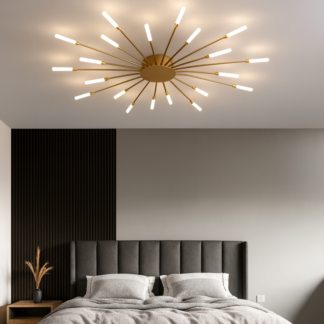 Nowoczesne lampy sufitowe z efektem fajerwerków | LED
