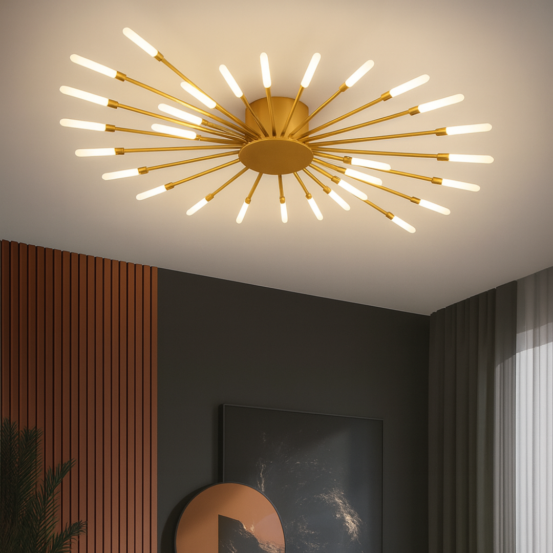 Nowoczesne lampy sufitowe z efektem fajerwerków | LED