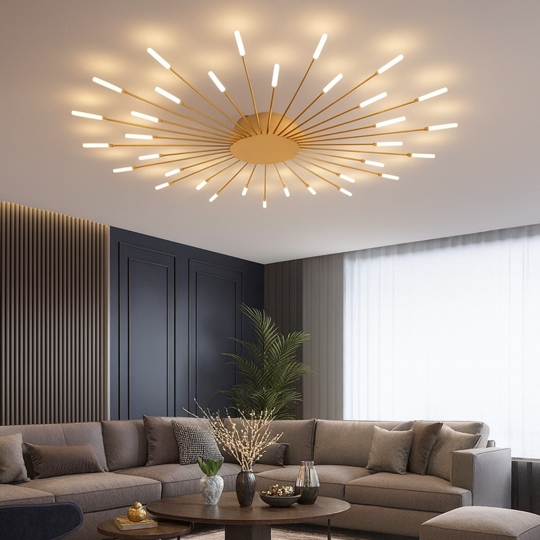 Nowoczesne lampy sufitowe z efektem fajerwerków | LED