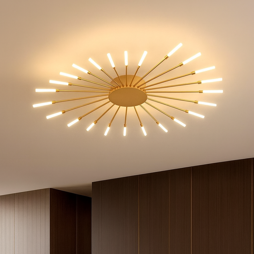 Nowoczesne lampy sufitowe z efektem fajerwerków | LED