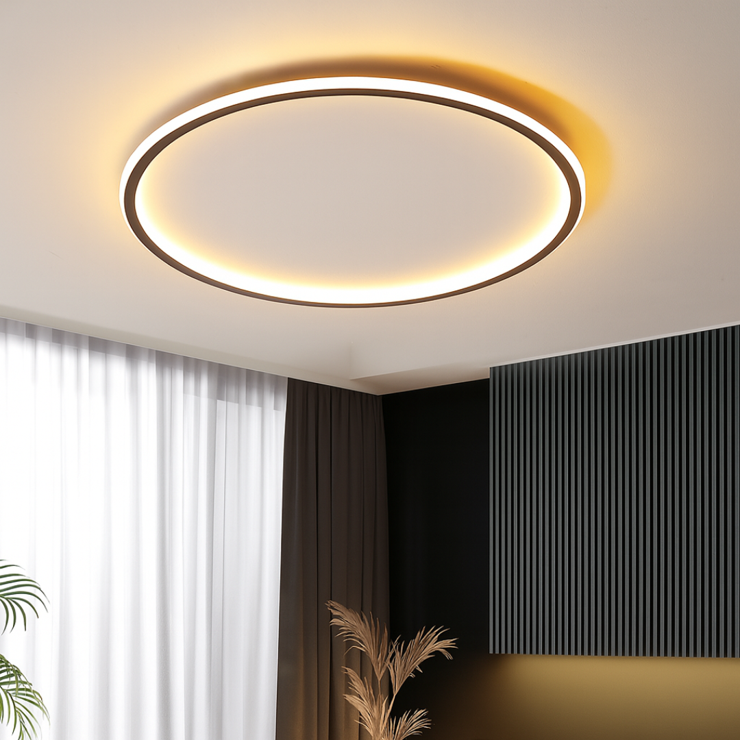 Nowoczesna skandynawska lampa sufitowa okrągła | LED