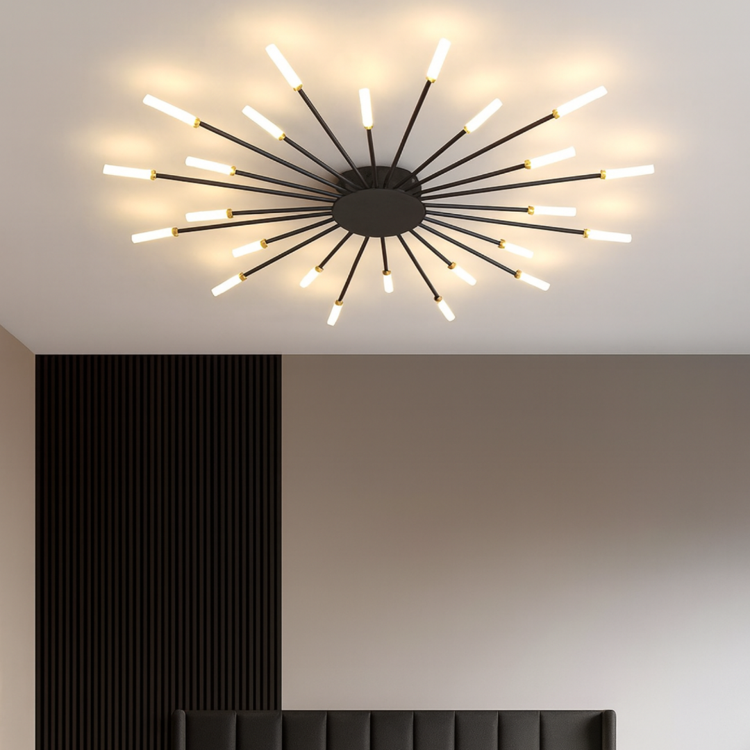 Nowoczesne lampy sufitowe z efektem fajerwerków | LED
