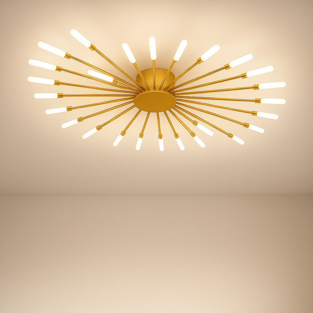 Nowoczesne lampy sufitowe z efektem fajerwerków | LED