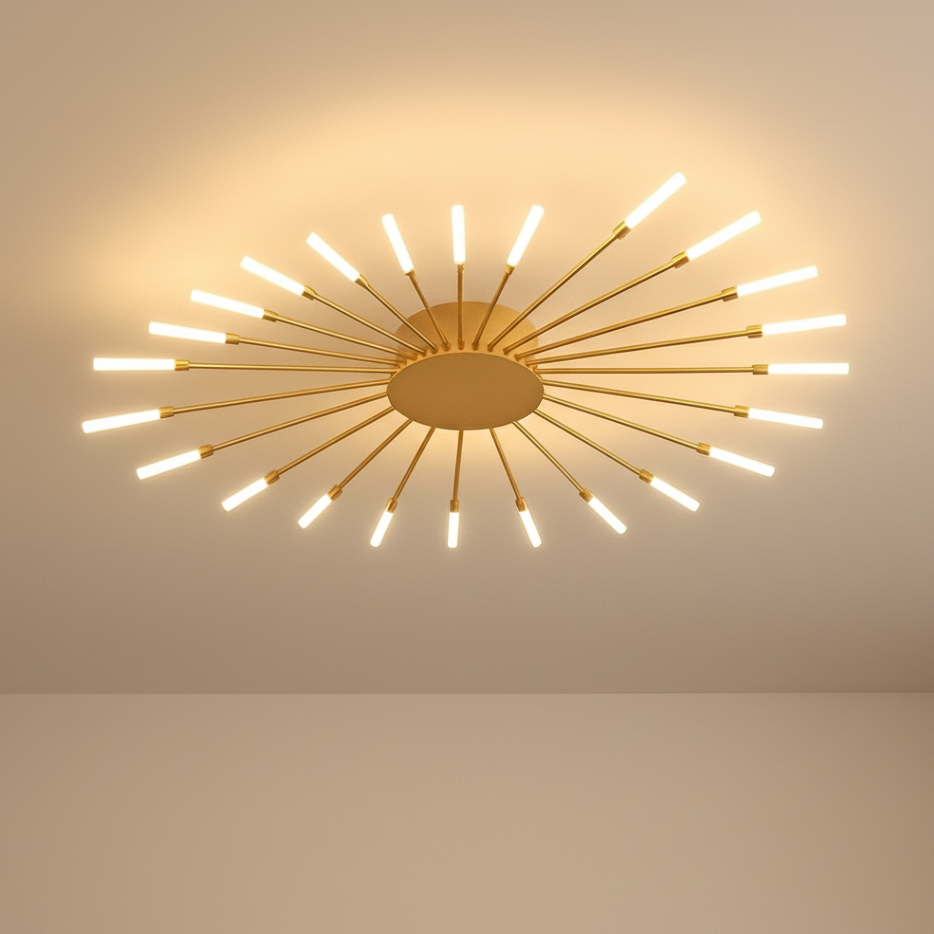 Nowoczesne lampy sufitowe z efektem fajerwerków | LED