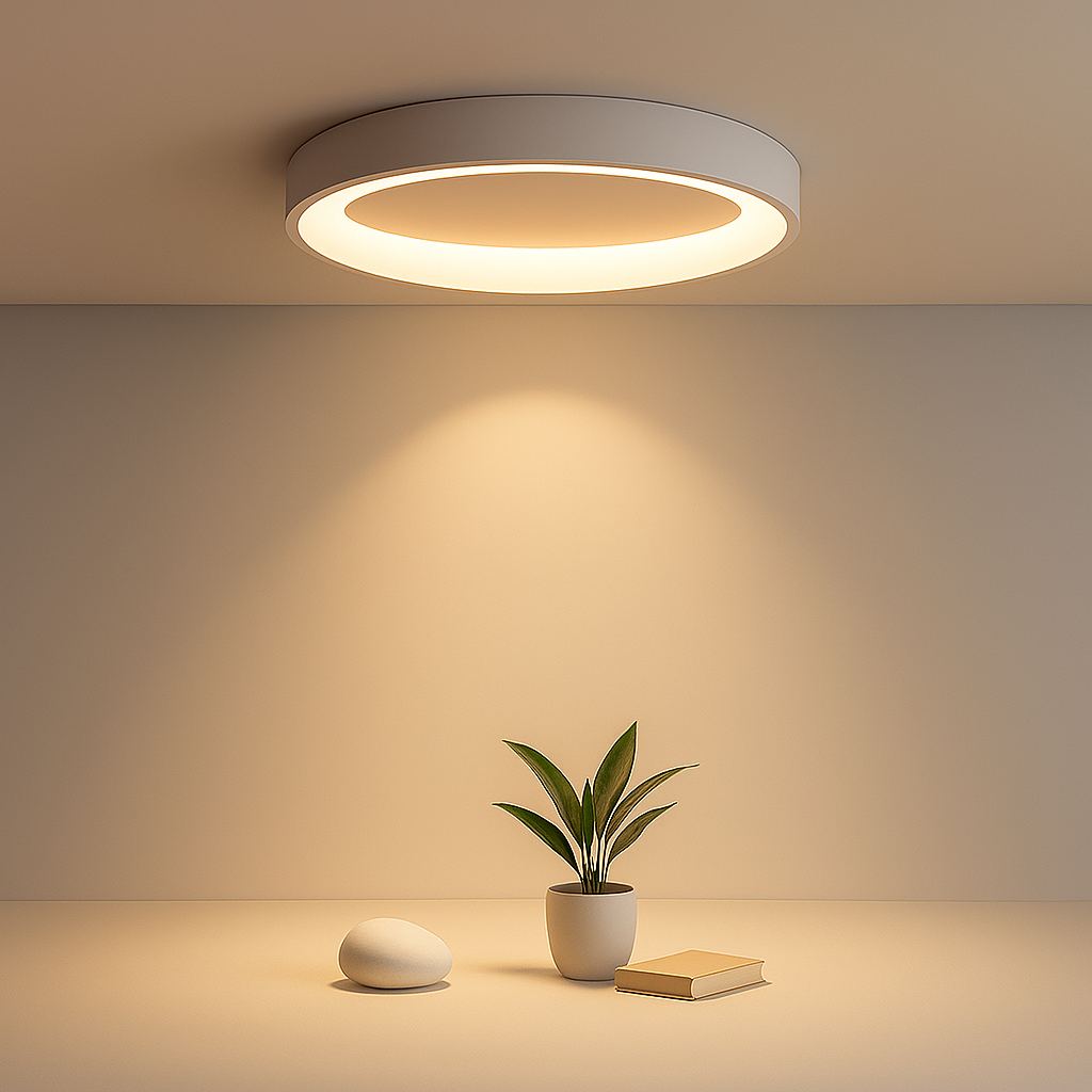 Nordyczna Okrągła Lampa Sufitowa Celestial Beam | LED