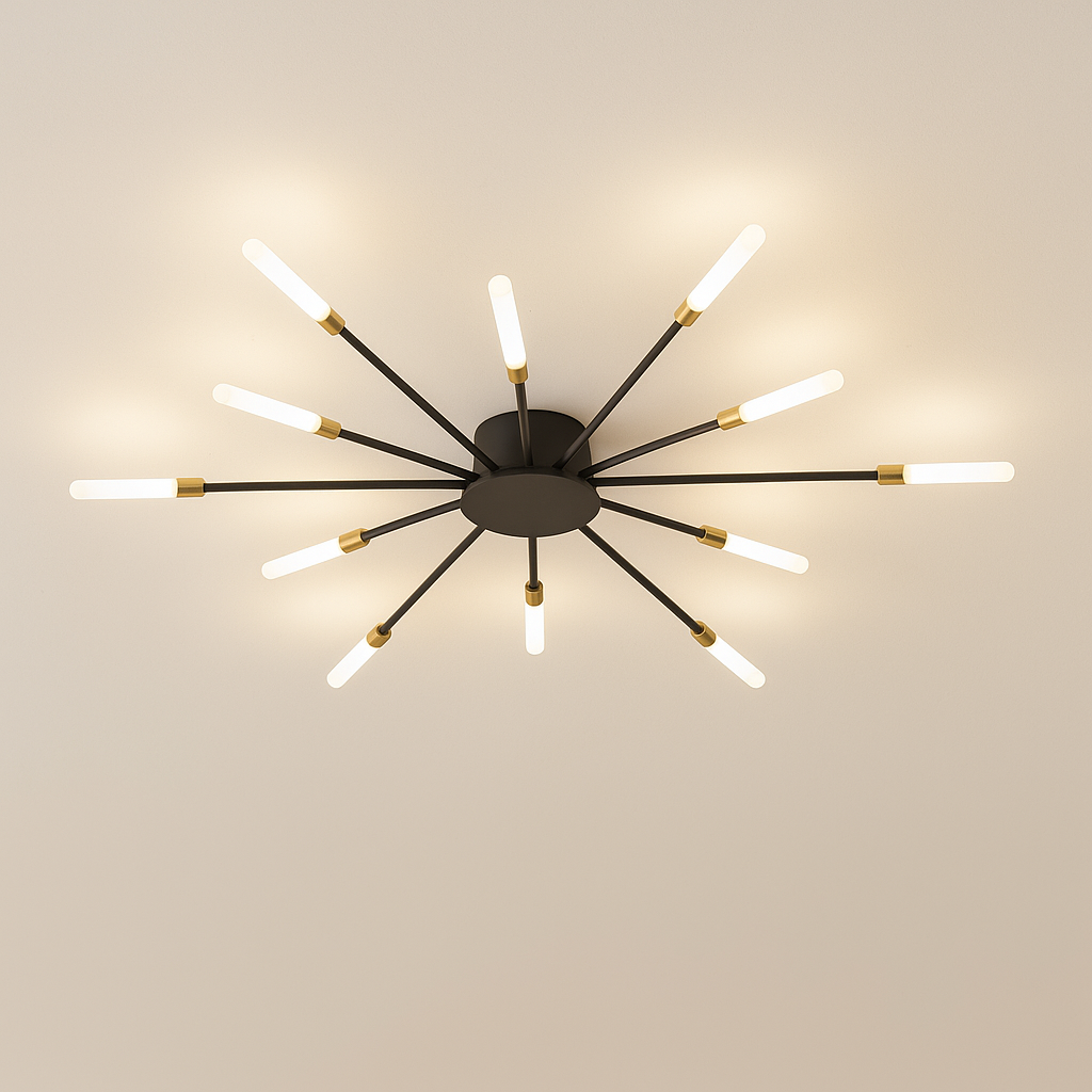 Nowoczesne lampy sufitowe z efektem fajerwerków | LED