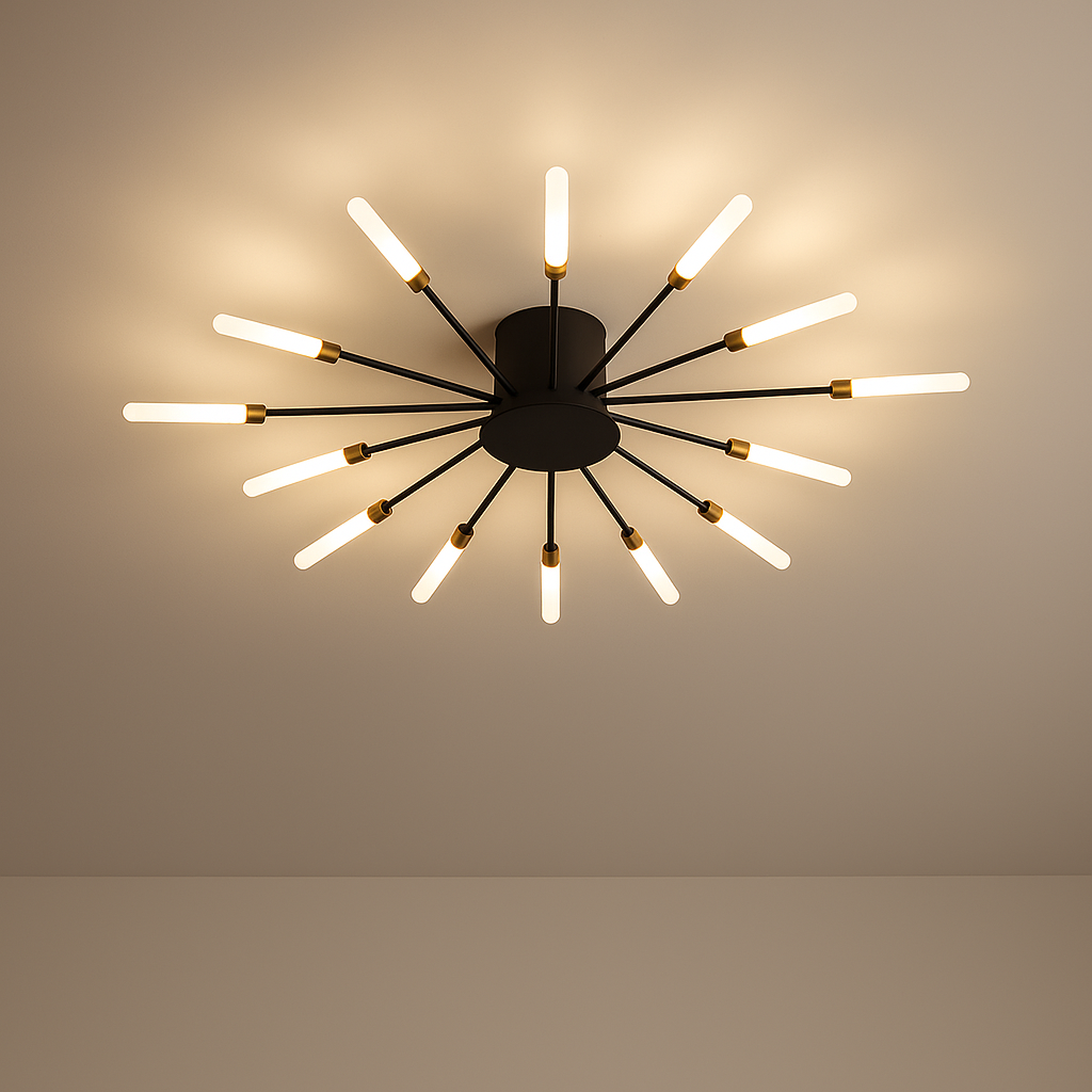 Nowoczesne lampy sufitowe z efektem fajerwerków | LED