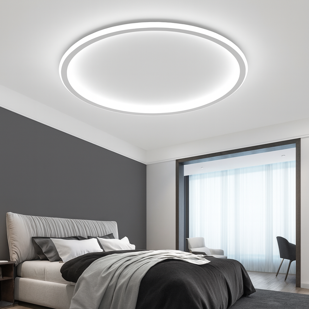 Nowoczesna skandynawska lampa sufitowa okrągła | LED