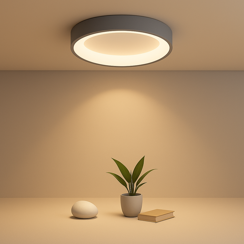 Nordyczna Okrągła Lampa Sufitowa Celestial Beam | LED