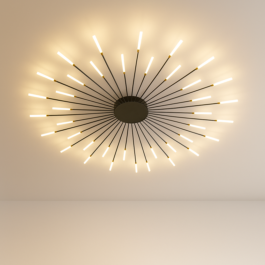 Nowoczesne lampy sufitowe z efektem fajerwerków | LED