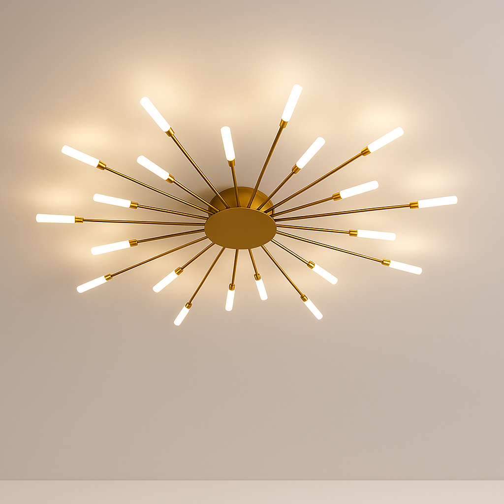 Nowoczesne lampy sufitowe z efektem fajerwerków | LED