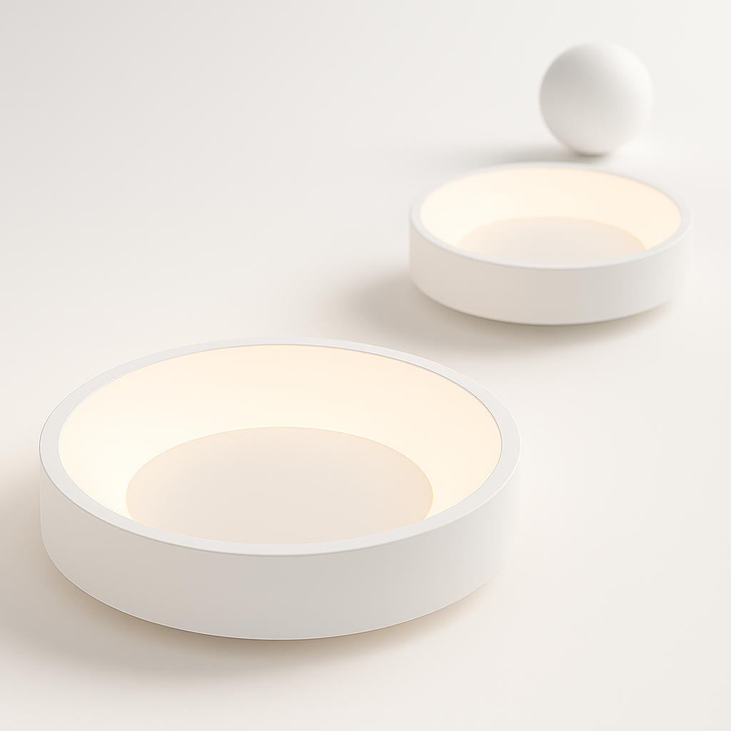 Nordyczna Okrągła Lampa Sufitowa Celestial Beam | LED