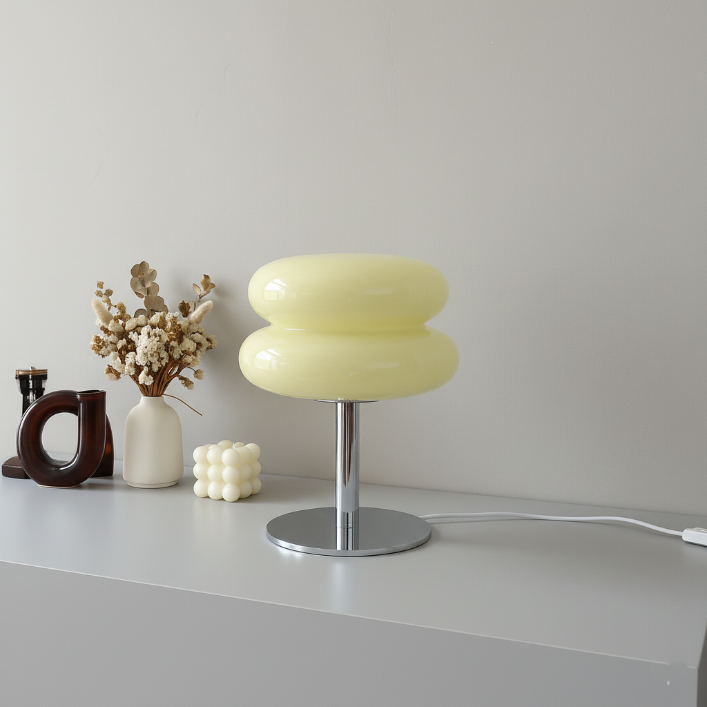 Nowoczesna włoska lampa stołowa w stylu Bauhaus do salonu | LED