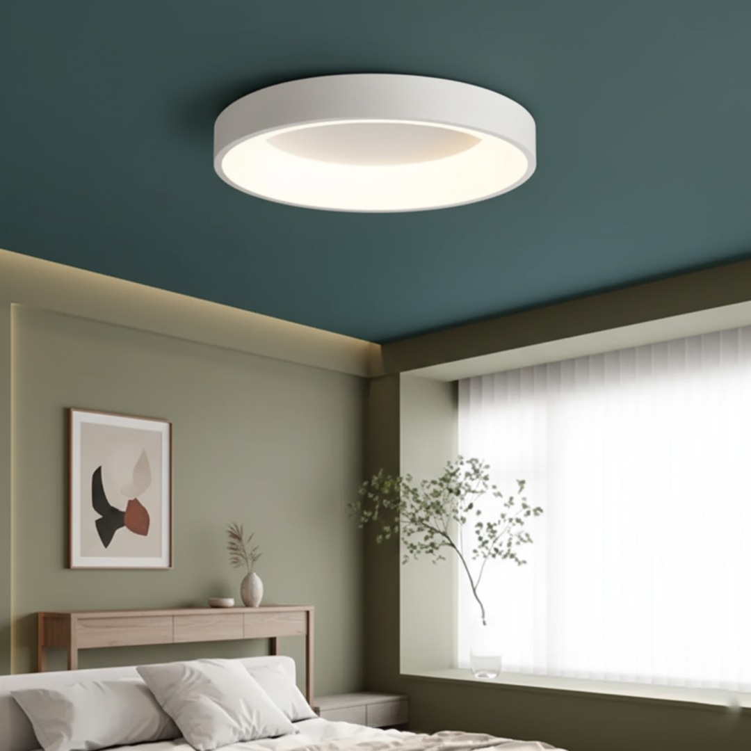 Nordyczna Okrągła Lampa Sufitowa Celestial Beam | LED