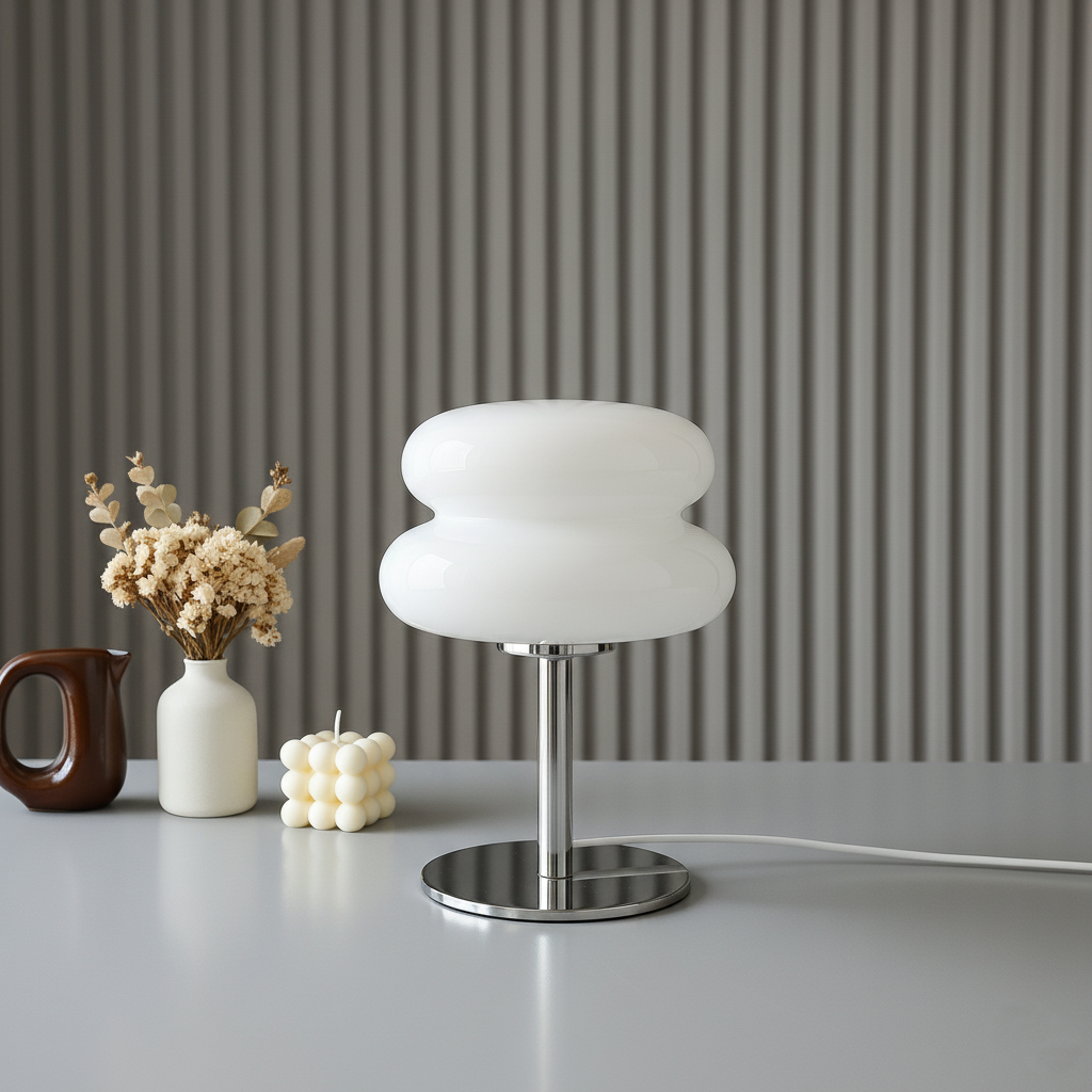 Nowoczesna włoska lampa stołowa w stylu Bauhaus do salonu | LED