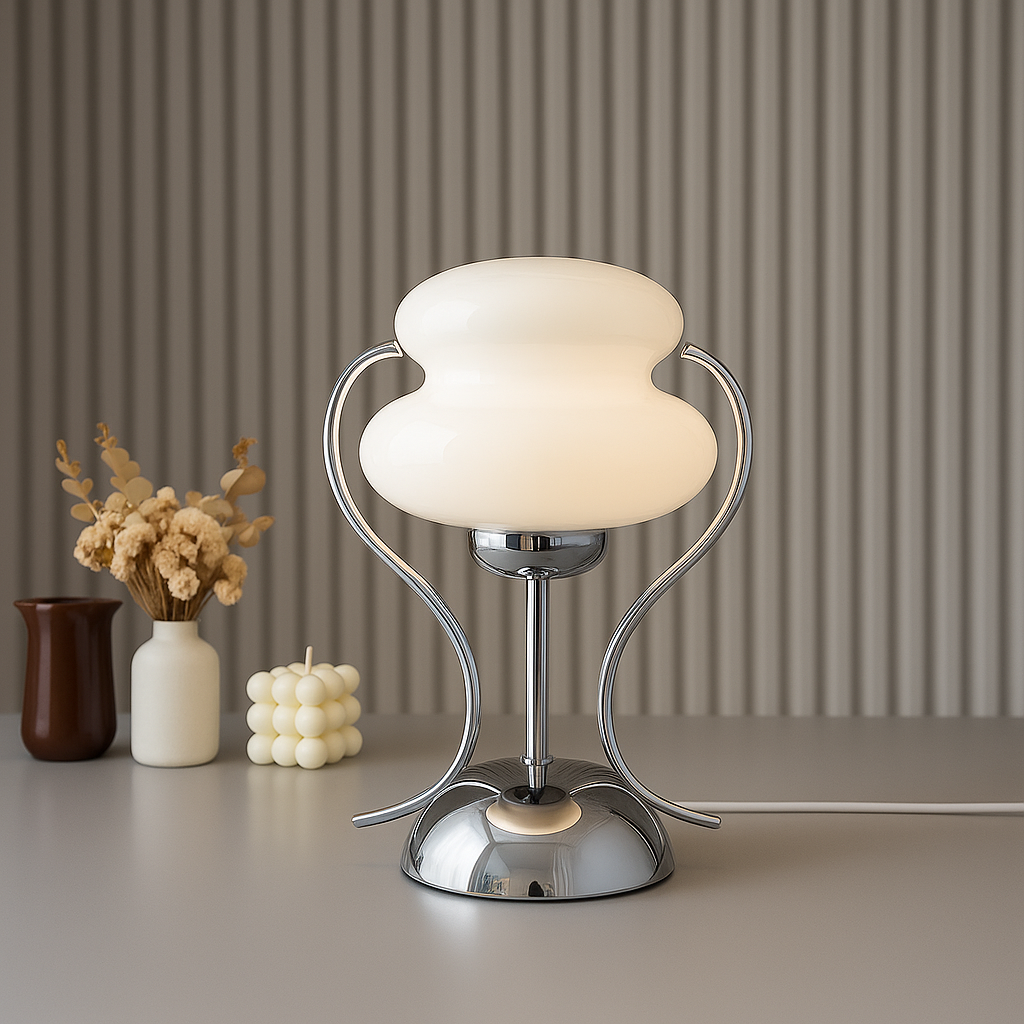 Nowoczesna włoska lampa stołowa w stylu Bauhaus do salonu | LED