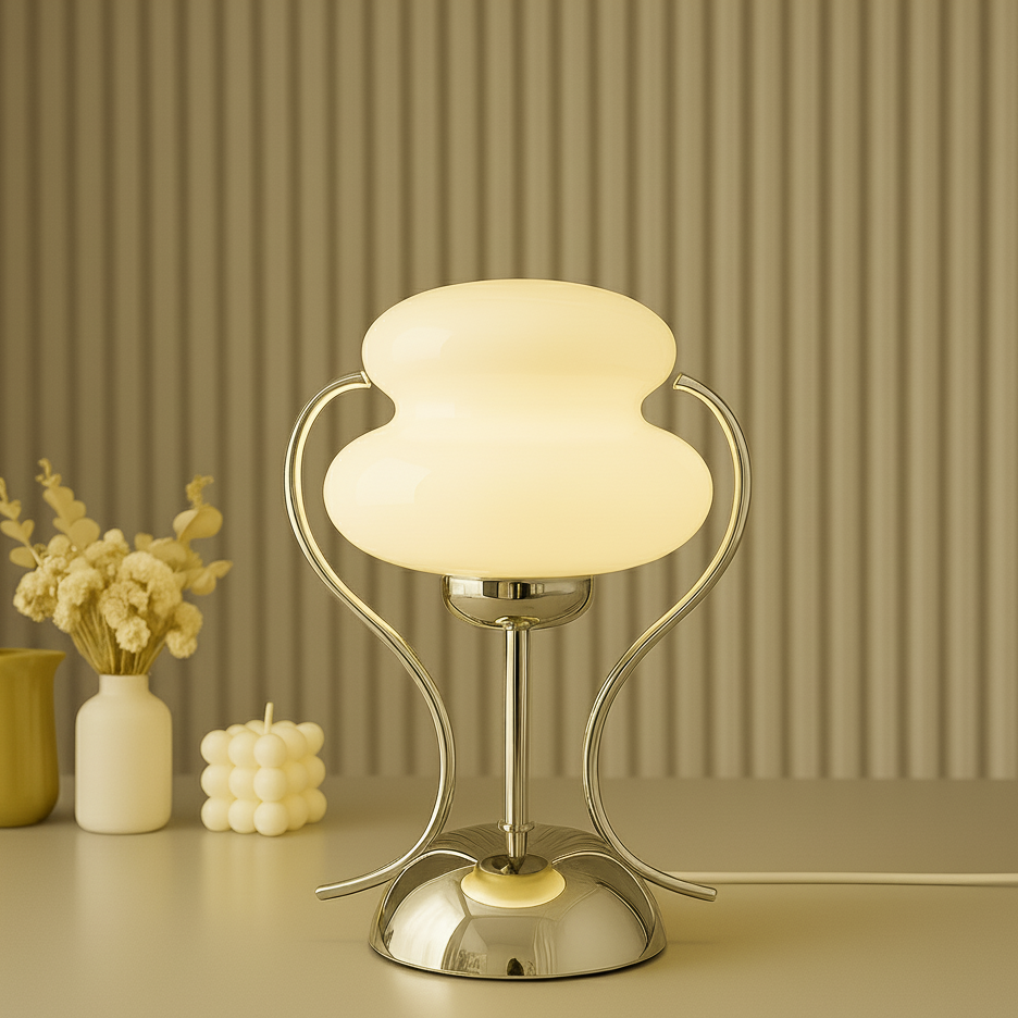 Nowoczesna włoska lampa stołowa w stylu Bauhaus do salonu | LED